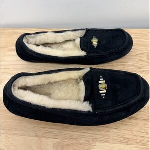 Woman's UGG Australia Ansley Chunky Slippers Crystals Fur Lined Fur Sz 7.5 #59